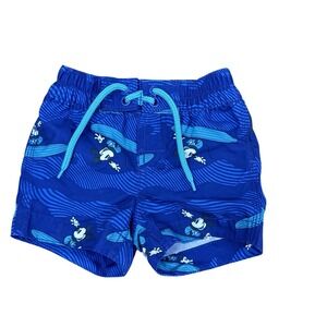 NEW‎ Gap Disney Infant Boys 3-6 Months Mickey Swim Shorts Trunks UPF 50+